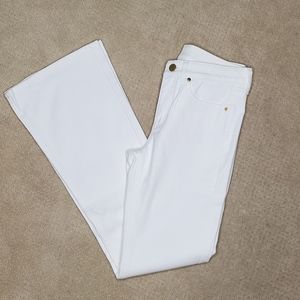 Spanx White 5 Pocket Flare Jeans